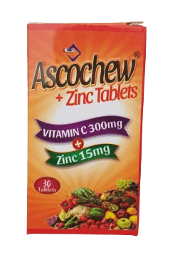 ASCOCHEW + ZINC X 30 TABS