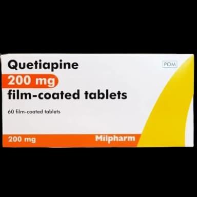MILPHARM QUETIAPINE 200MG