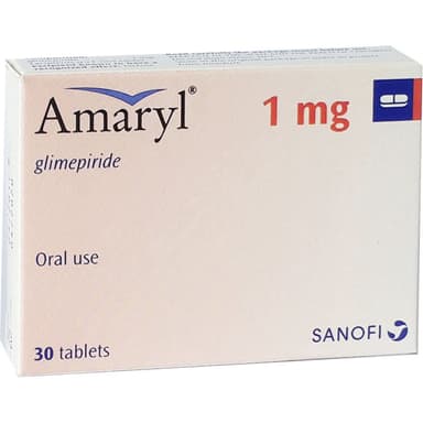 AMARYL 1MG X 30 TABS