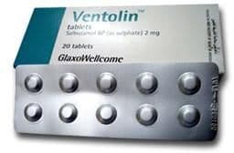VENTOLIN TAB 2MG