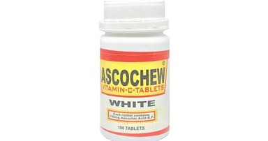ASCOCHEW VIT C (WHITE) X100