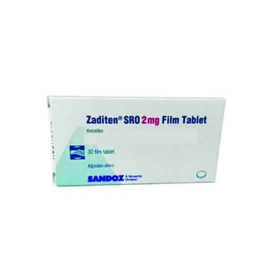 ZADITEN SRO 2MG X 30 TABS