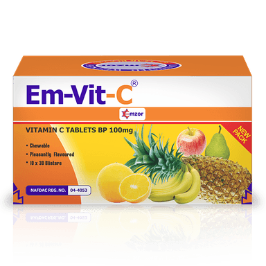 EM VIT C CHEWABLE TABS