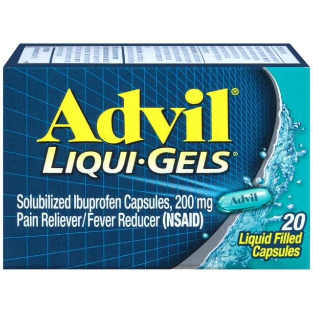 ADVIL LIQUID GEL 200MG
