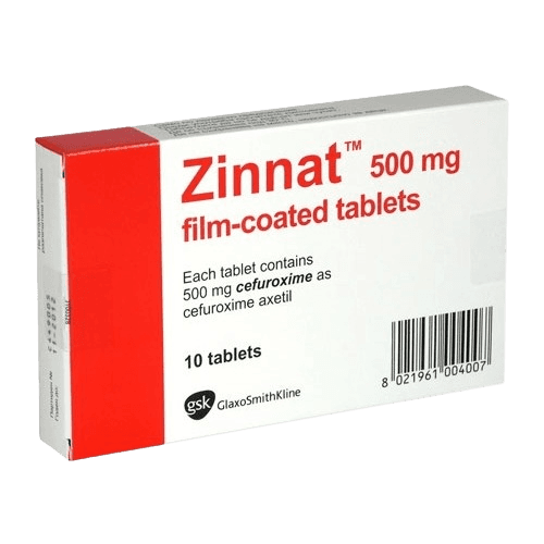 ZINNAT TABLETS 500MG