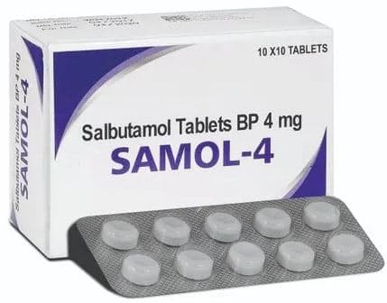SALBUTAMOL 4MG BY 10
