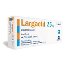 Largactil 100mg 30 tablets pack