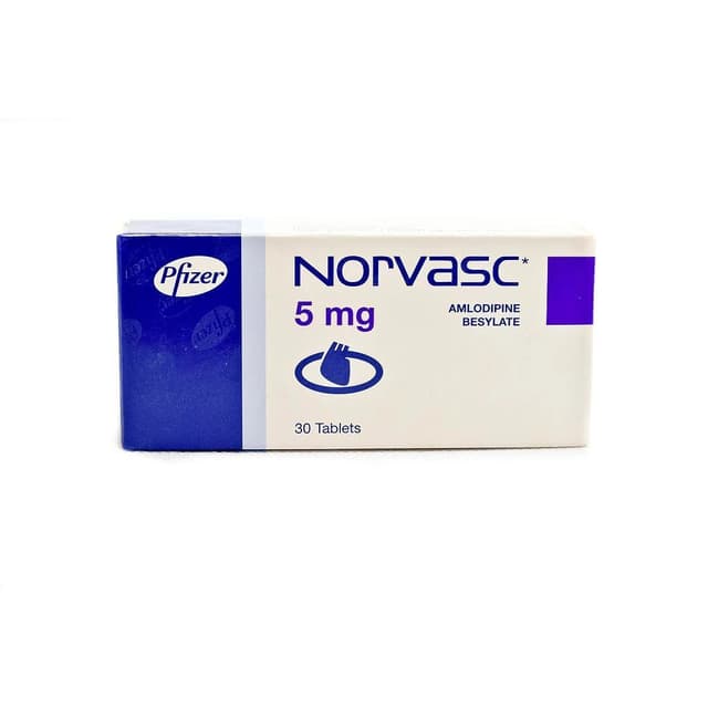 NORVASC 5MG X 30 TABS
