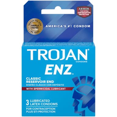 TROJAN ENZ CONDOMS X3