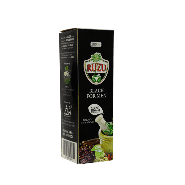 RUZU BLACK FOR MEN 200ML