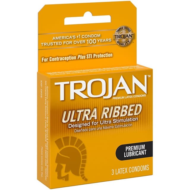 TROJAN CONDOM(ULTRA RIBBED)