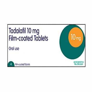 Teva Tadalafil 10mg pack