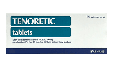 TENORETIC 100MG TAB X 14