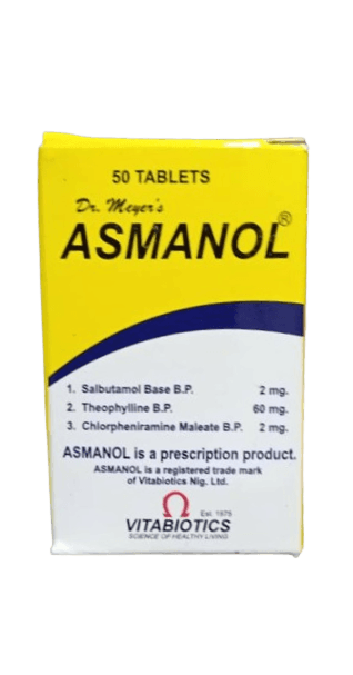 ASMANOL X 50 TABS