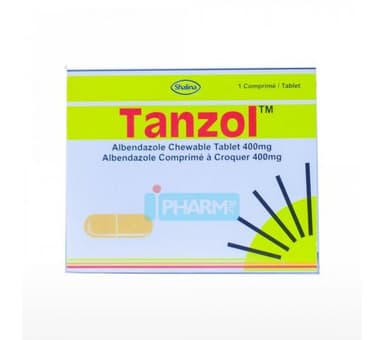 TANZOL ALBENDAZOLE TABLET