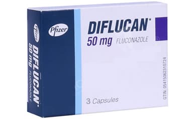 DIFLUCAN 50MG CAPSULE X3