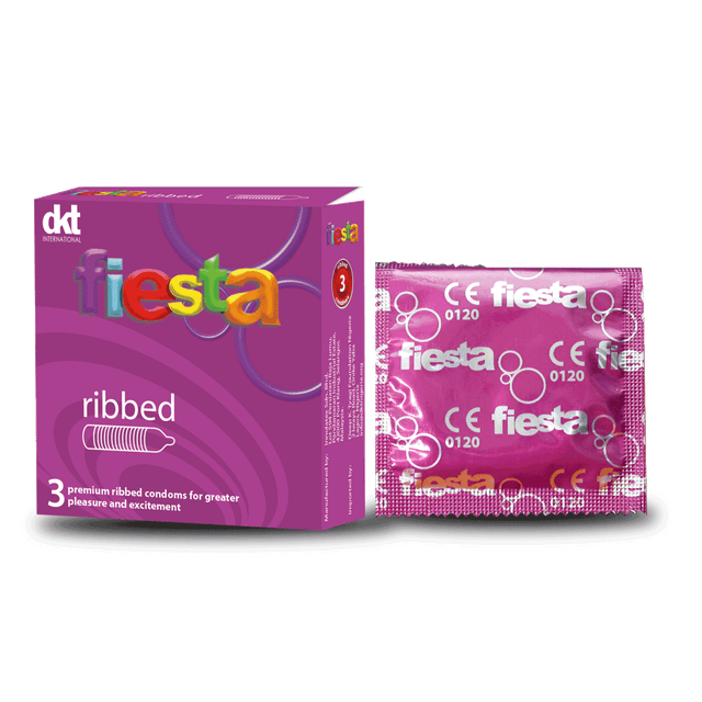 FIESTA CONDOM(RIBBED)