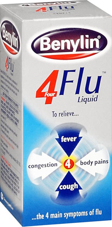 BENYLIN 4 FLU SYRUP 100ML
