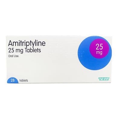 Teva Amitriptylline 25mg