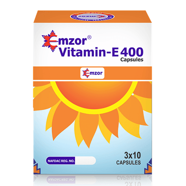 EMZOR VITAMINE E 400MG