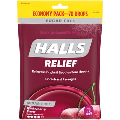 HALLS SUGAR FREE CHERRY
