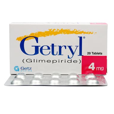 GETRYL(GLIMEPIRIDE) 4MG