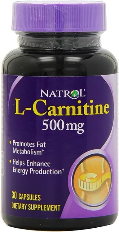 NATROL L-CARNITINE 500MG X 30 CAPS