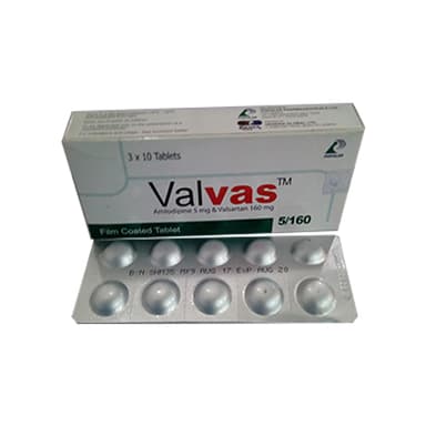 VALVAS 5/160 TABS