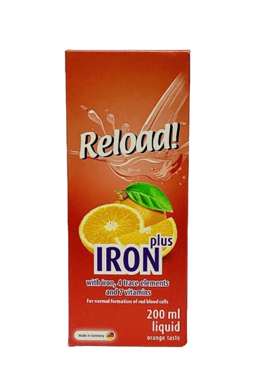 Reload plus iron syrup