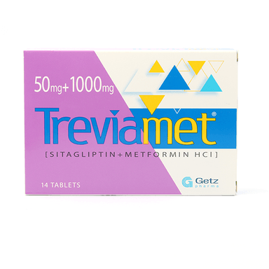 TREVIAMET 50/1000MG X 14 TABS