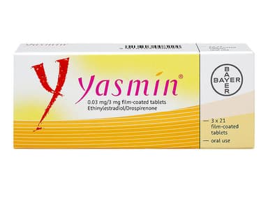 Yasmin 21 tablets pack