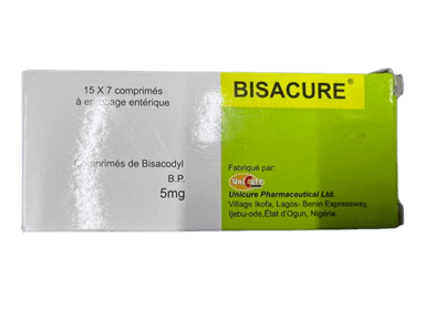 BISACURE 5MG PER SACHET
