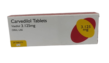 CARVEDILOL 3.125MG *28