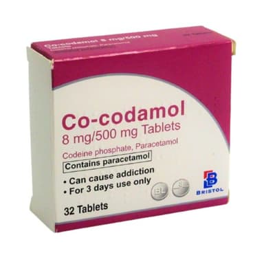 CO-CODAMOL 30/500MG M&A