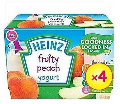 HEINZ YOGHURT 4X 100G