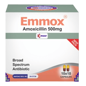 EMMOX 500MG X 100 CAPS