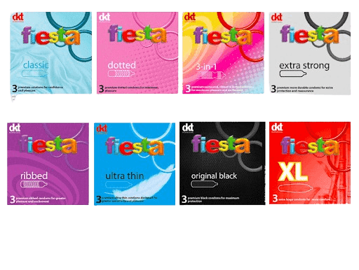FIESTA CONDOMS ALL TYPES