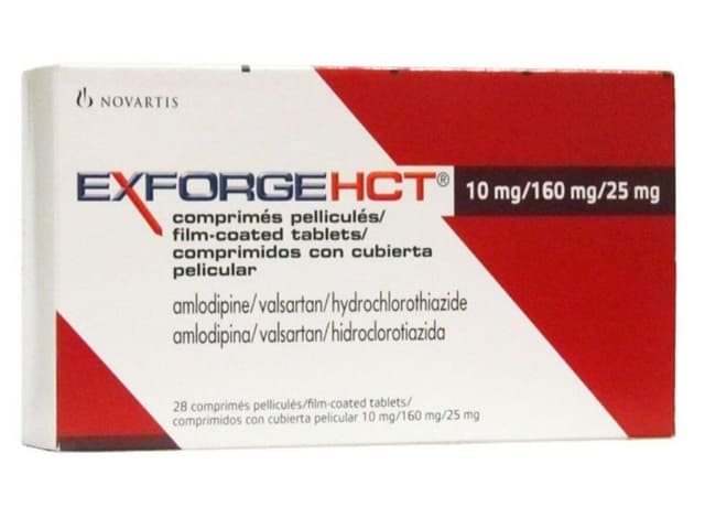 EXFORGE HCT 10/160/25MG *28