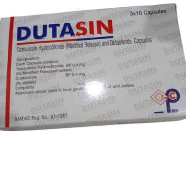 Dutasin 30 capsules pack