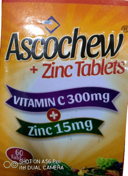 Ascochew + Zinc 60 Tablets