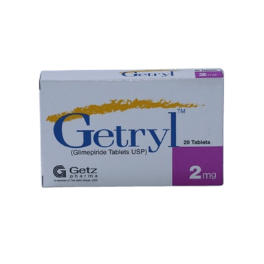 GETRYL(GLIMEPIRIDE) 2MG