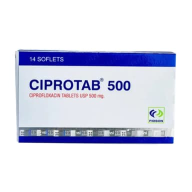 CIPROTAB 500MG - 14 TAB