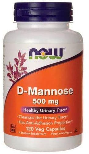 NOW FOODS D-MANNOSE 500MG