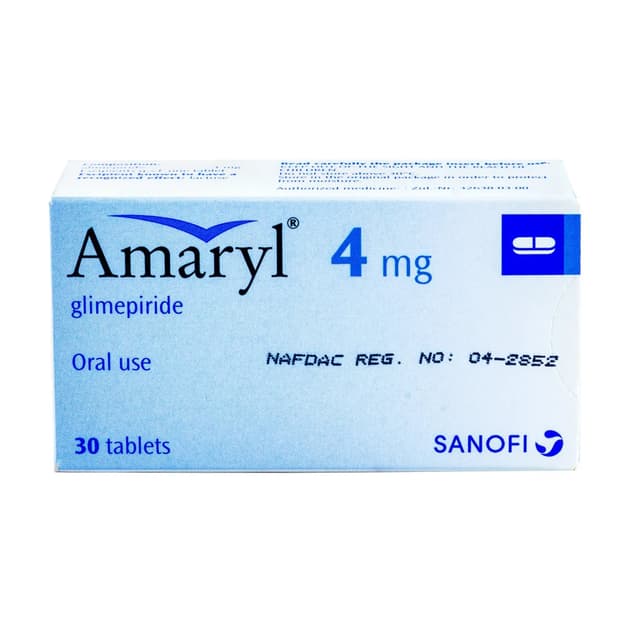 AMARYL TABS 4MG