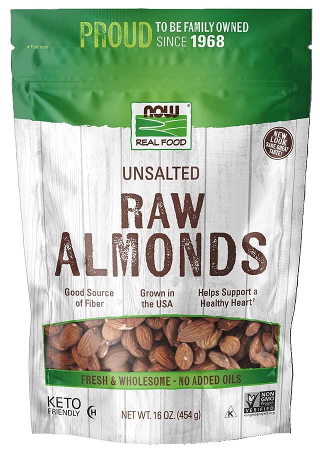 NOW REAL FOOD RAW ALMONDS