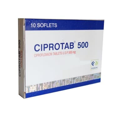 CIPROTAB 500MG by 10