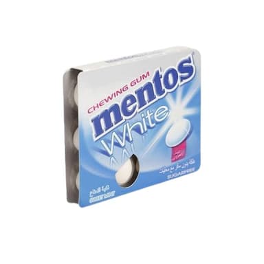 MENTOS WHITE GUM 13G X 9