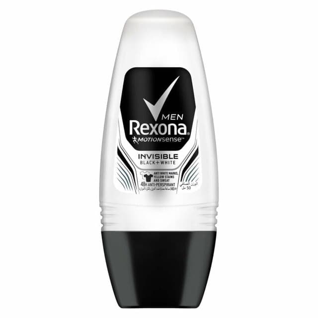 REXONA ROLL ON (INVISIBLE BLACK & WHITE)