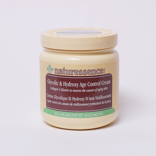 NATUREESSENCE GLYCOLIC & HYDROXYL AGE CONTROL CREAM 462.9ML