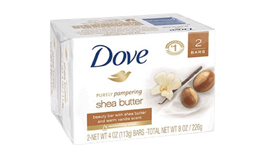 DOVE PURELY PAMPERING SHEA BUTTER BAR SOAP 113G
